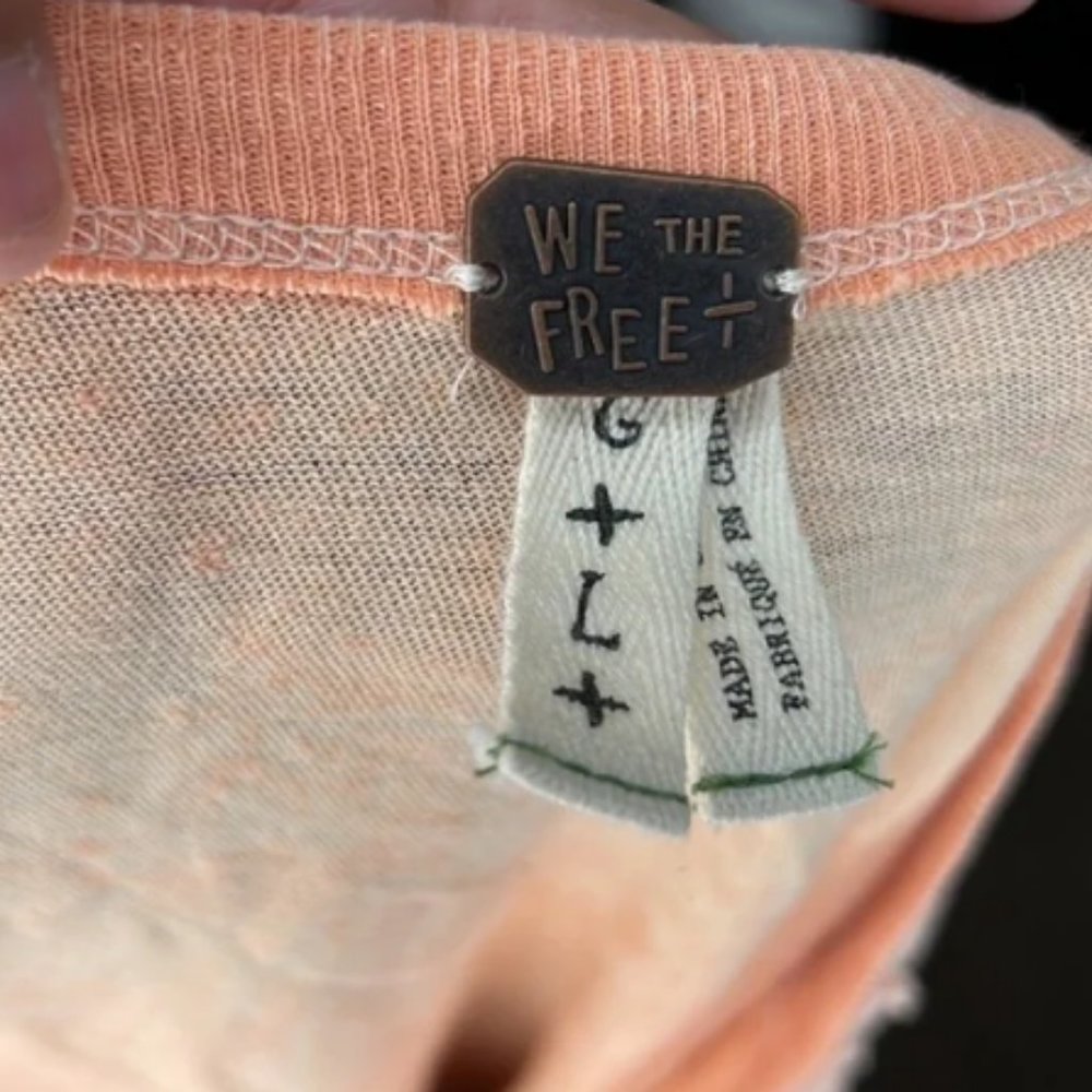 Free People First Love Lace-up Long Sleeve - L - Picture 9 of 11